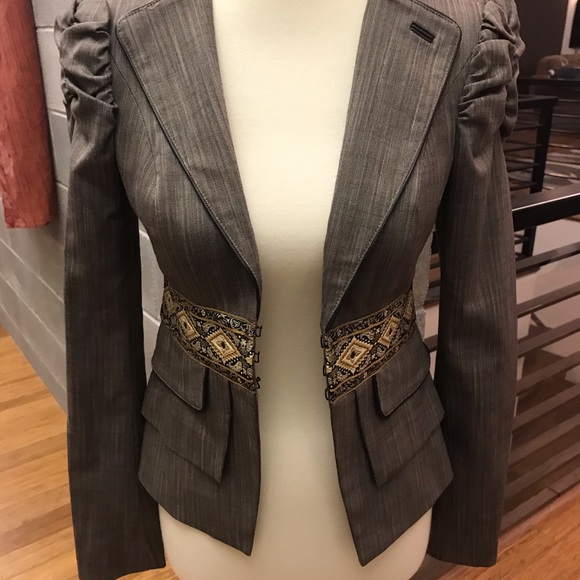 Gorgeous decorative blazer by Bebe - Picture 3 of 7